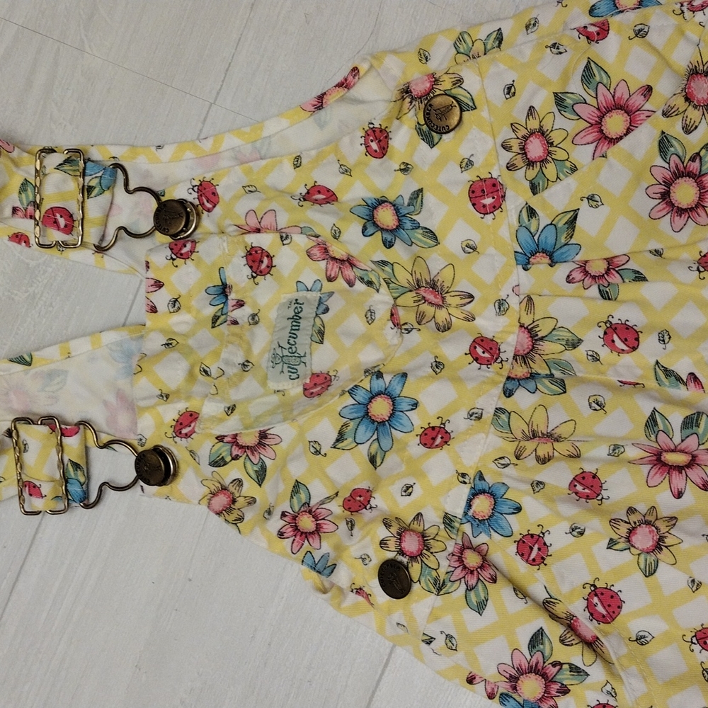 Vintage cutecumber overalls 3t 100% cotton